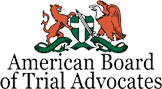 american board of trial advocates logo